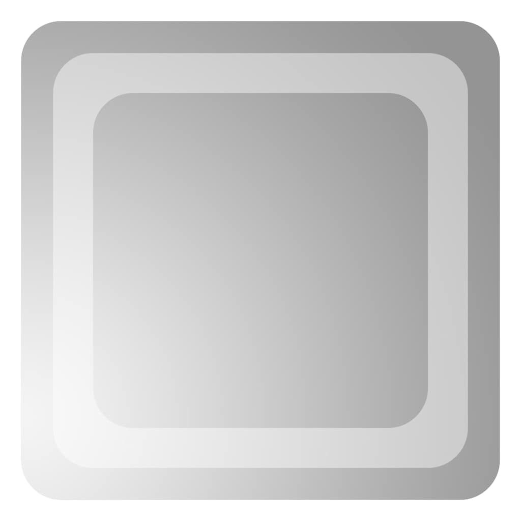 vidaXL LED-Badspiegel 30x30 cm