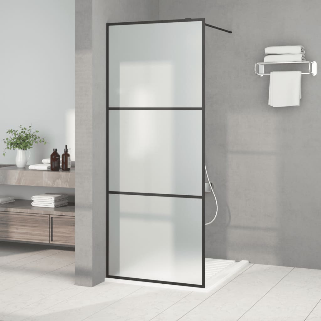 vidaXL Duschwand für Begehbare Dusche mit Klarem ESG Glas 80x195 cm