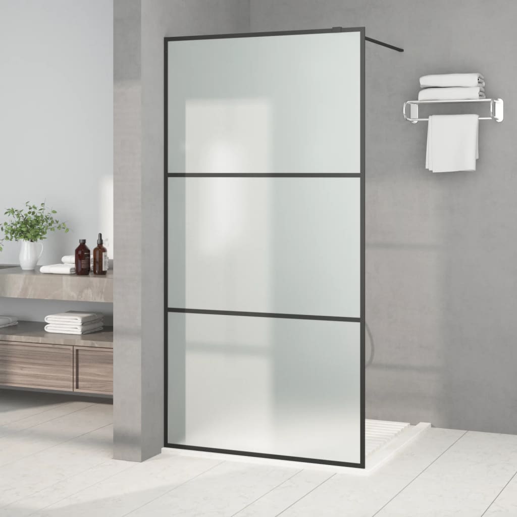 vidaXL Duschwand für Begehbare Dusche mit Klarem ESG Glas 80x195 cm