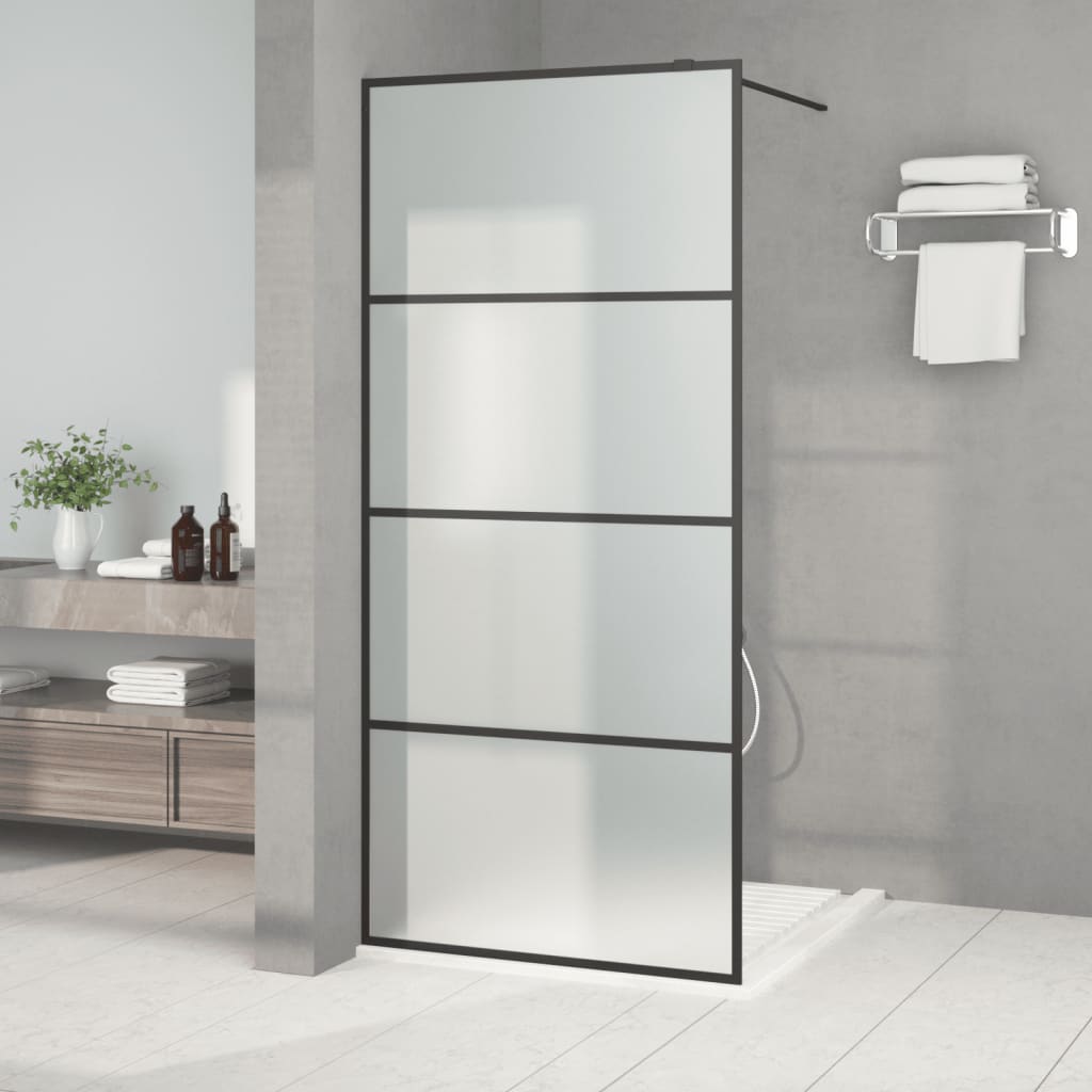 vidaXL Duschwand für Begehbare Dusche mit Klarem ESG Glas 80x195 cm