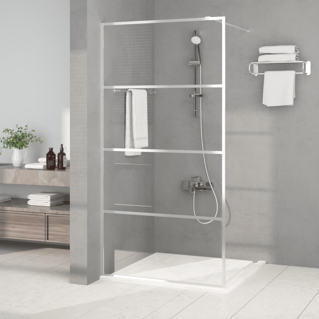 vidaXL Duschwand für Begehbare Dusche mit Klarem ESG Glas 80x195 cm