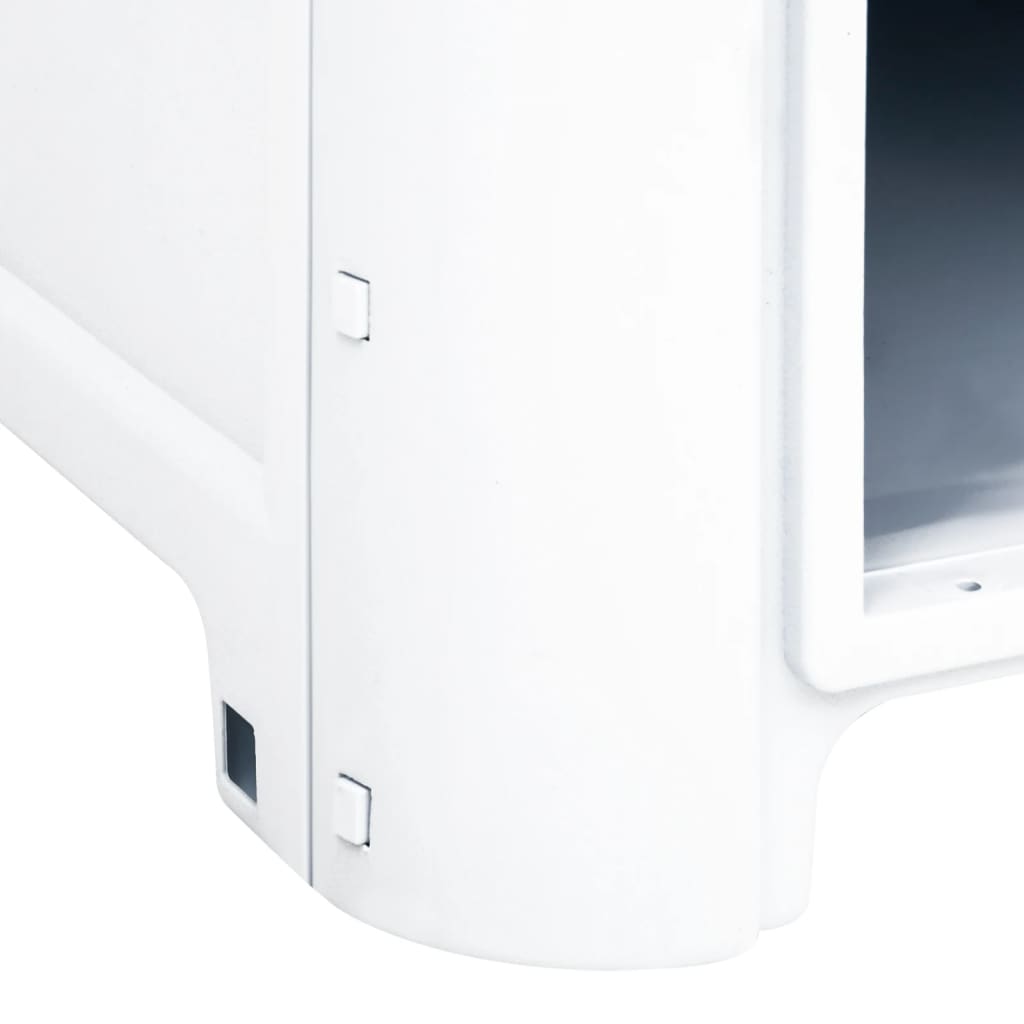 vidaXL Hundehütte Blau 59x75x66 cm Polypropylen