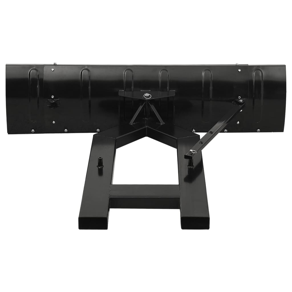 vidaXL Schneeschild für Gabelstapler 150x38 cm Schwarz