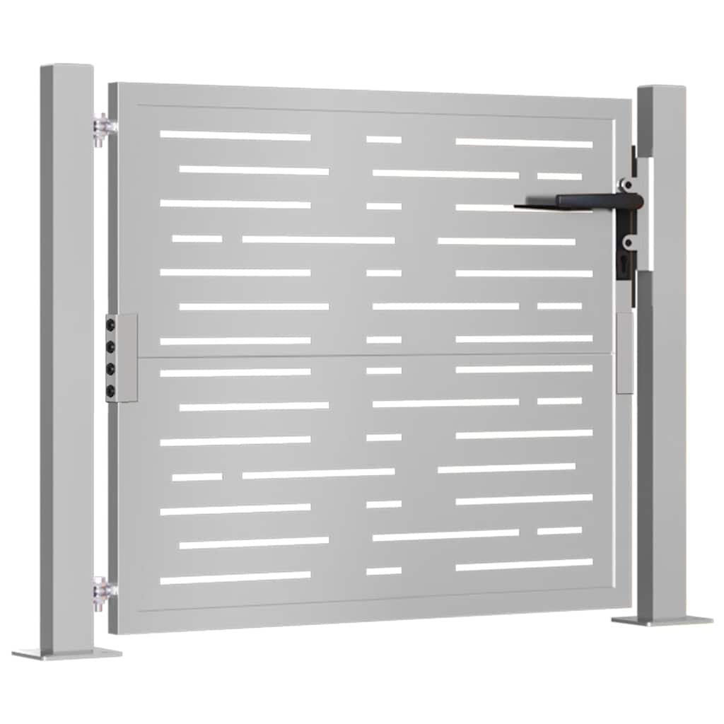 vidaXL Gartentor 100x75 cm Cortenstahl Quadratisches Design