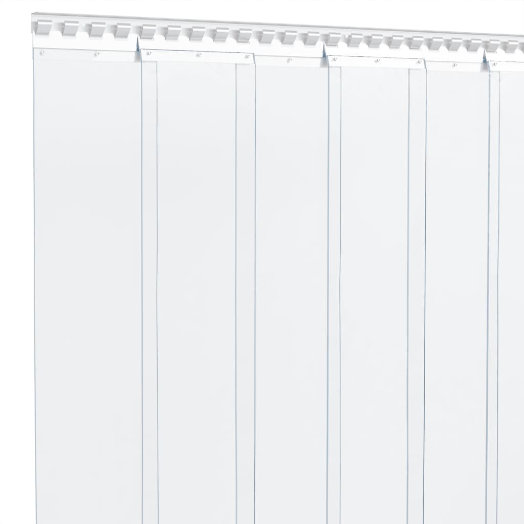 vidaXL Türvorhang Transparent 200x1,6 mm 10 m PVC