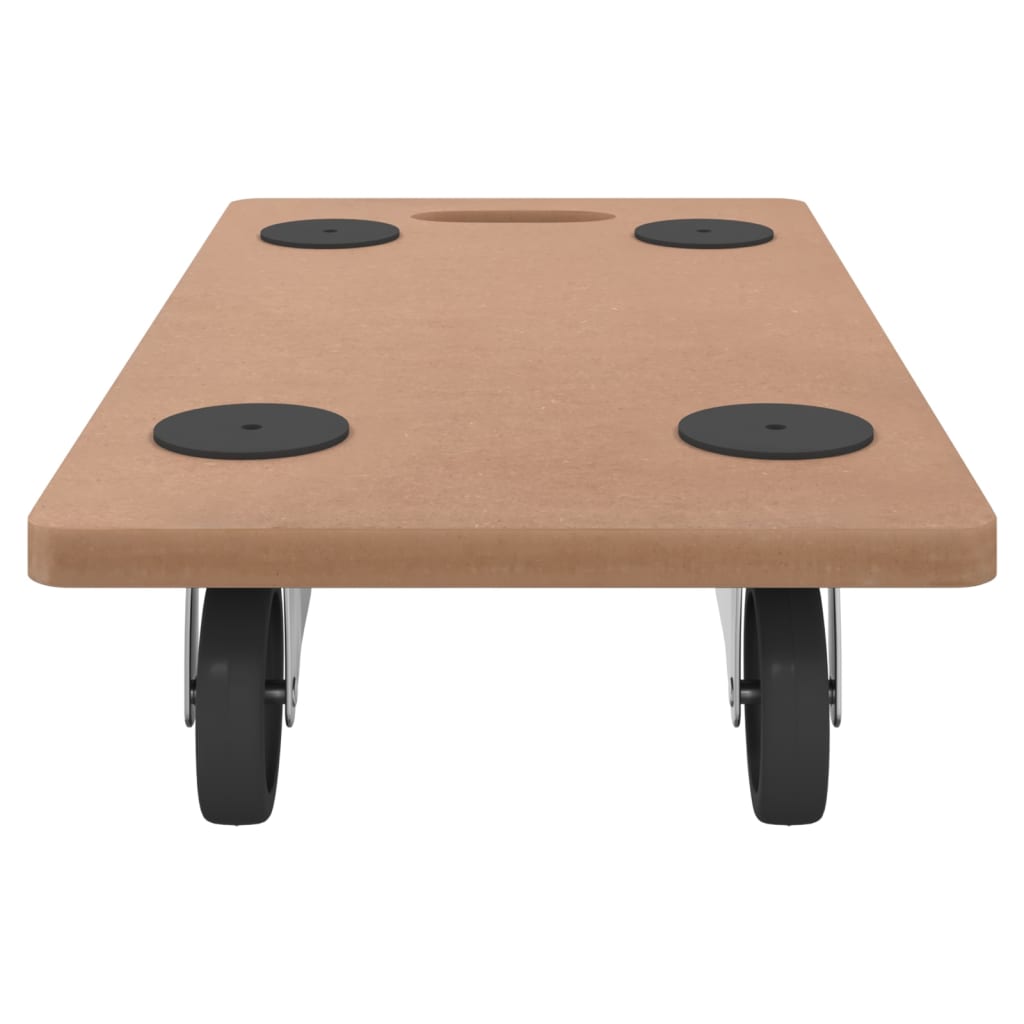 vidaXL Rollbretter 2 Stk. Rechteckig Holzwerkstoff