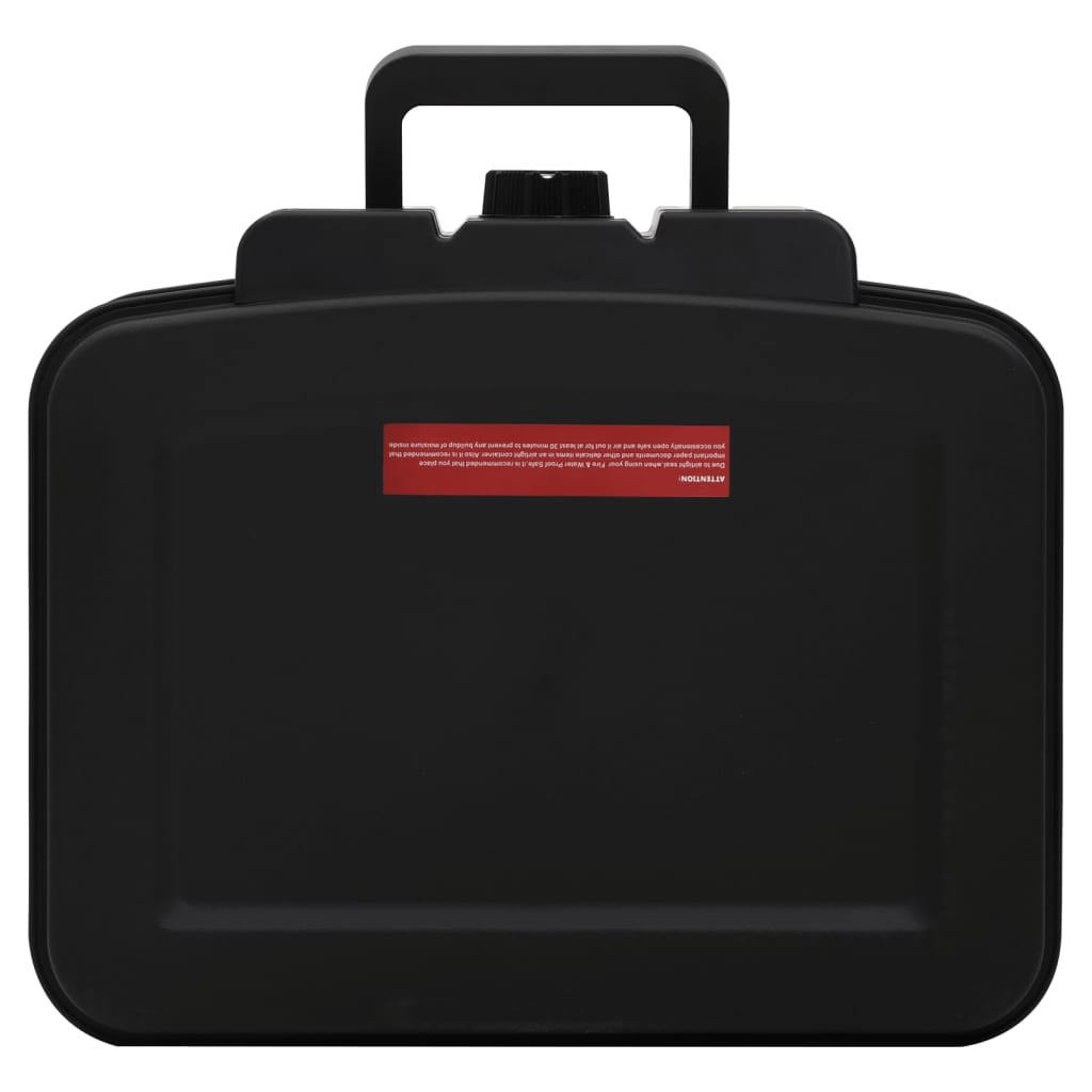 vidaXL Tresor Schwarz 38x32,5x16,5 cm