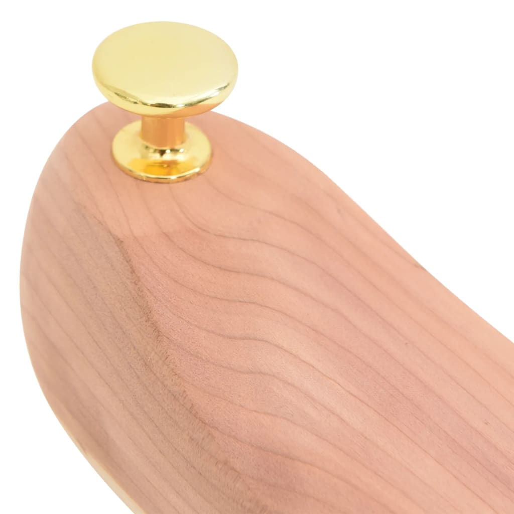 vidaXL Schuhspanner mit Schuhlöffel EU 44-45 Massivholz Zeder