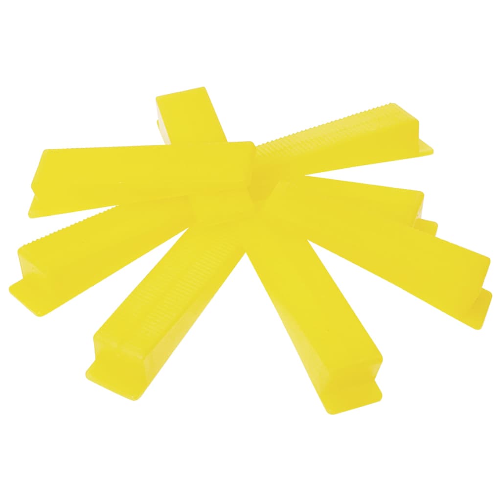 vidaXL Fliesen-Nivelliersystem 250 Keile 500 Clips 1 mm