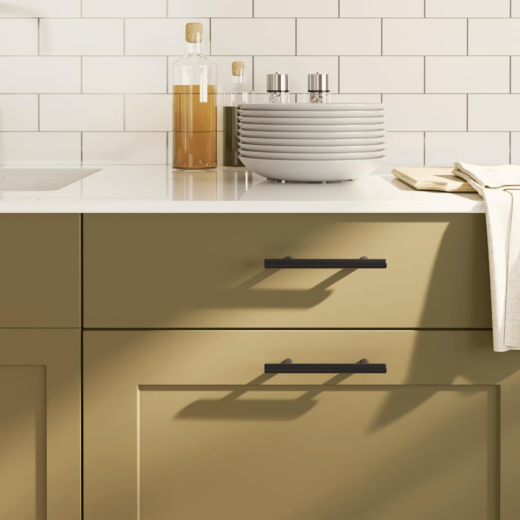 vidaXL Möbelgriffe 10 Stk. Silbern 64 mm Edelstahl