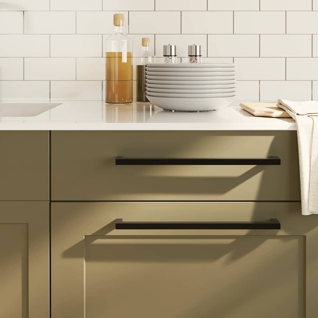 vidaXL Möbelgriffe 10 Stk. Silbern 64 mm Edelstahl