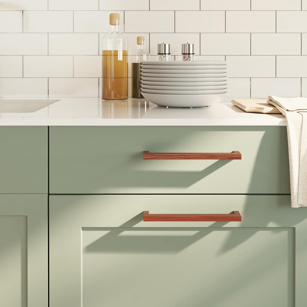 vidaXL Möbelgriffe 10 Stk. Silbern 64 mm Edelstahl