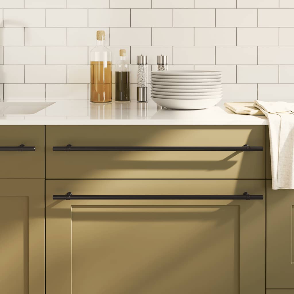 vidaXL Möbelgriffe 10 Stk. Silbern 96 mm Edelstahl