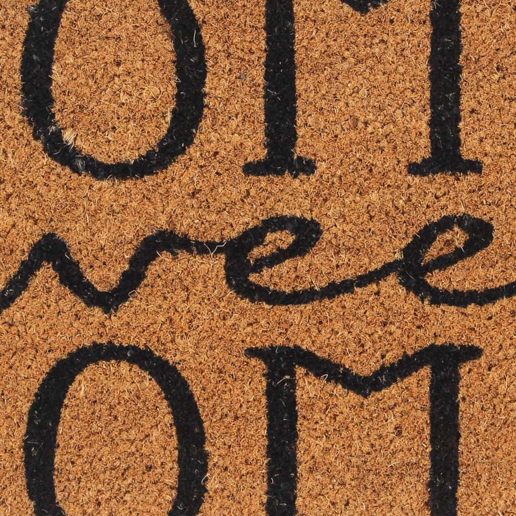 vidaXL Fußmatte Natur 45x75 cm Kokosfaser Getuftet