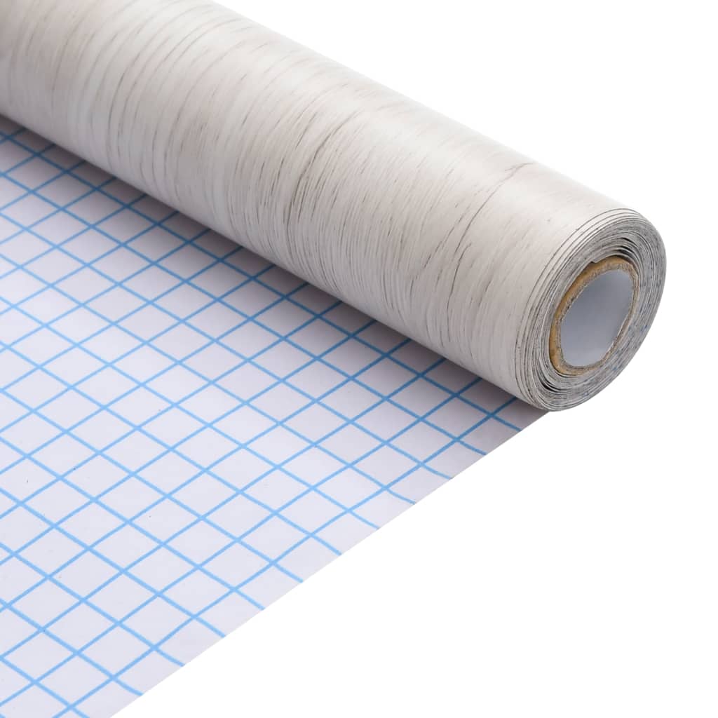 vidaXL Möbelfolie Selbstklebend Holzoptik 90x500 cm PVC