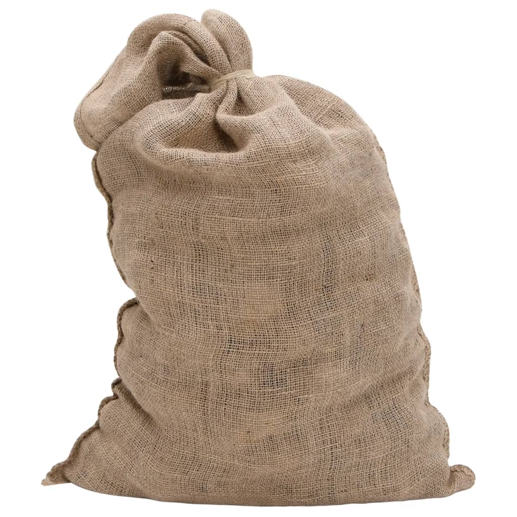 vidaXL Jutesäcke 5 Stück 60 x 105 cm 100 % Jute 220 g/m²