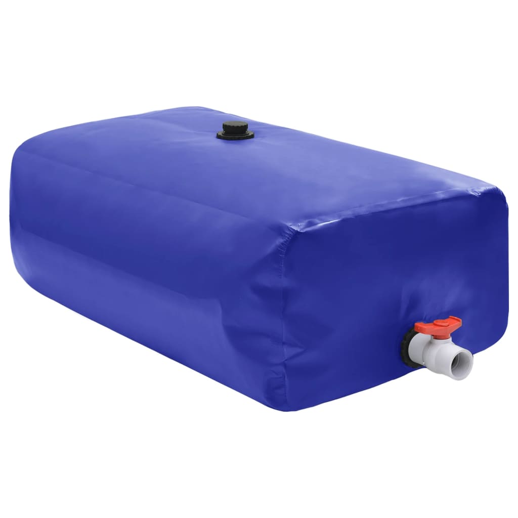 vidaXL Wassertank mit Wasserhahn Faltbar 100 L PVC