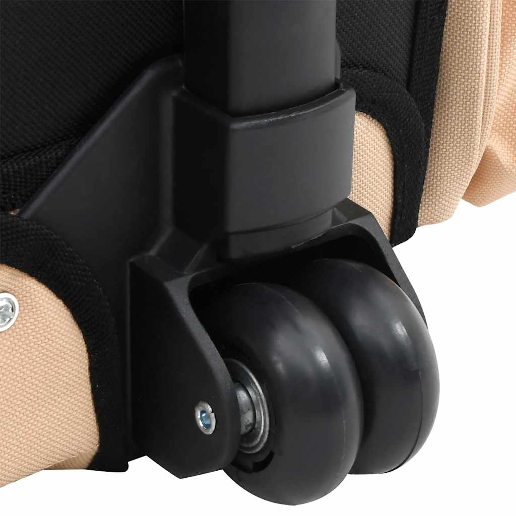 vidaXL Trolley für Haustiere 3-in-1 Faltbar Beige