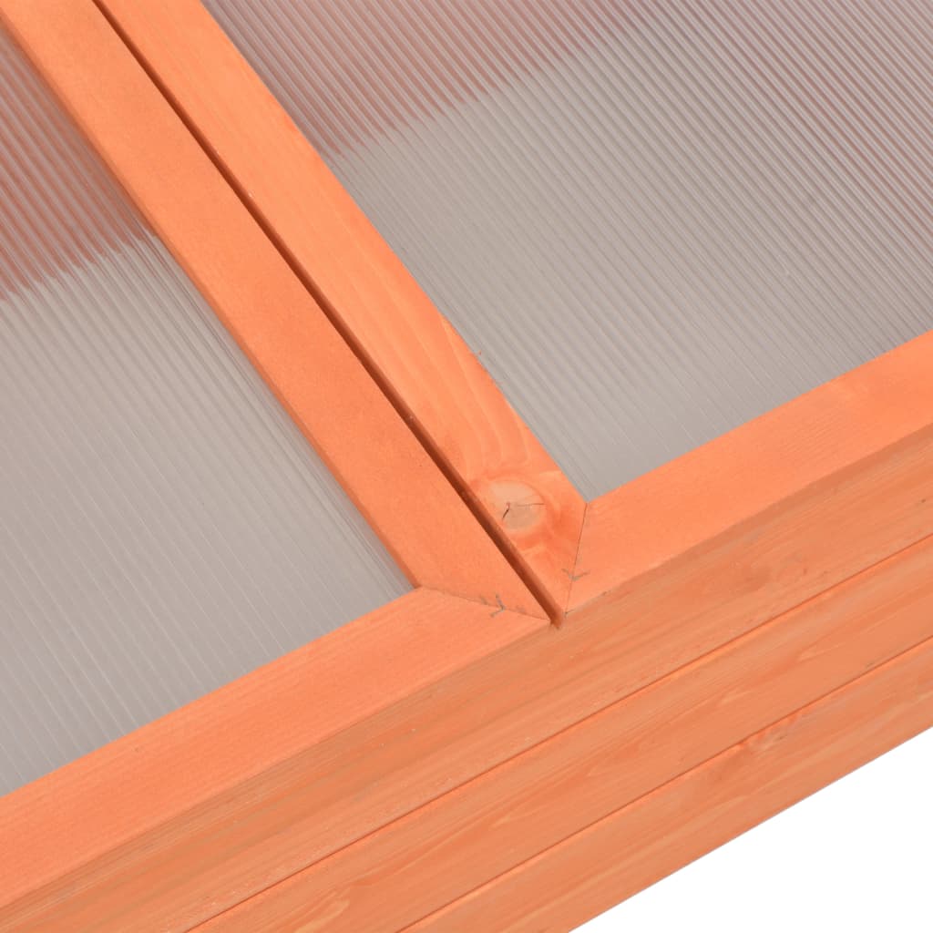 vidaXL Frühbeet Holz 100x50x34 cm