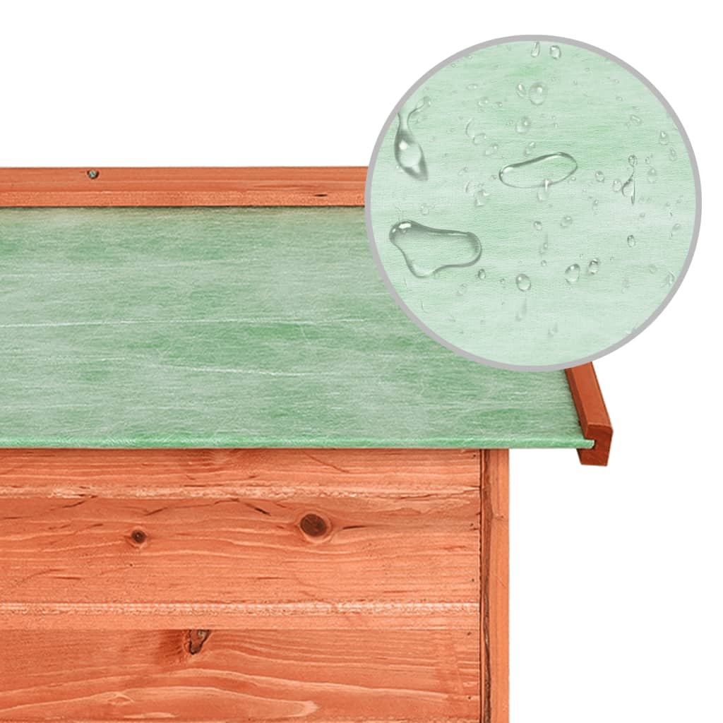 vidaXL Roboter-Rasenmäher Garage 72x87x50 cm Massivholz Tanne