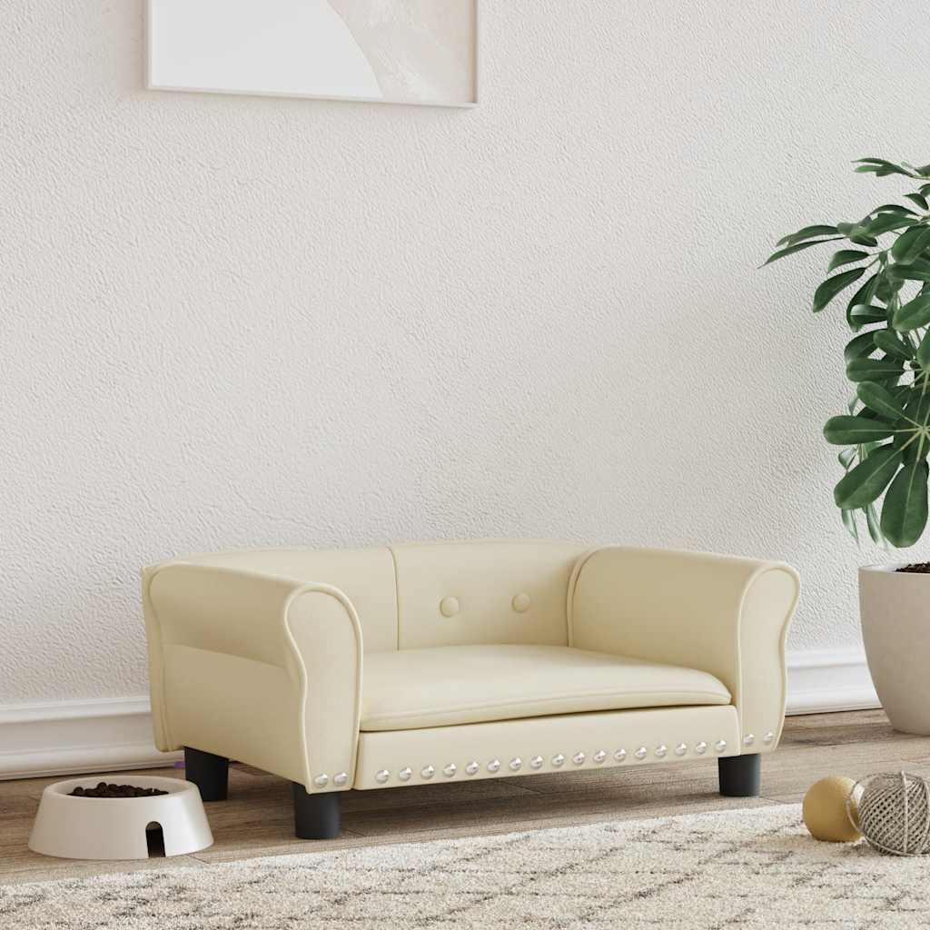 vidaXL Hundebett Blau 95x55x30 cm Samt