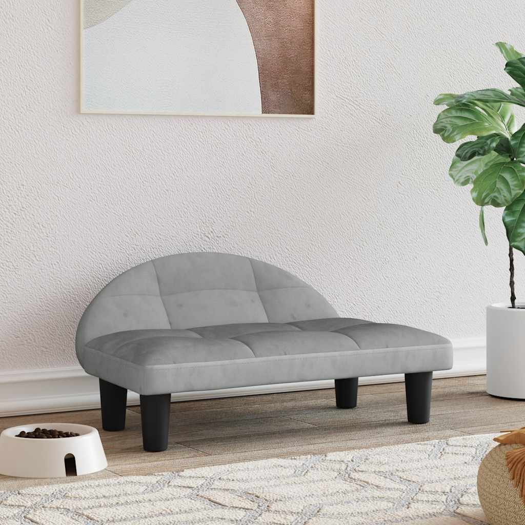 vidaXL Hundebett Creme 70x52x30 cm Stoff