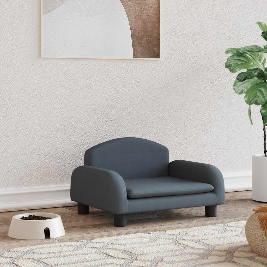 vidaXL Hundebett Creme 70x45x30 cm Stoff