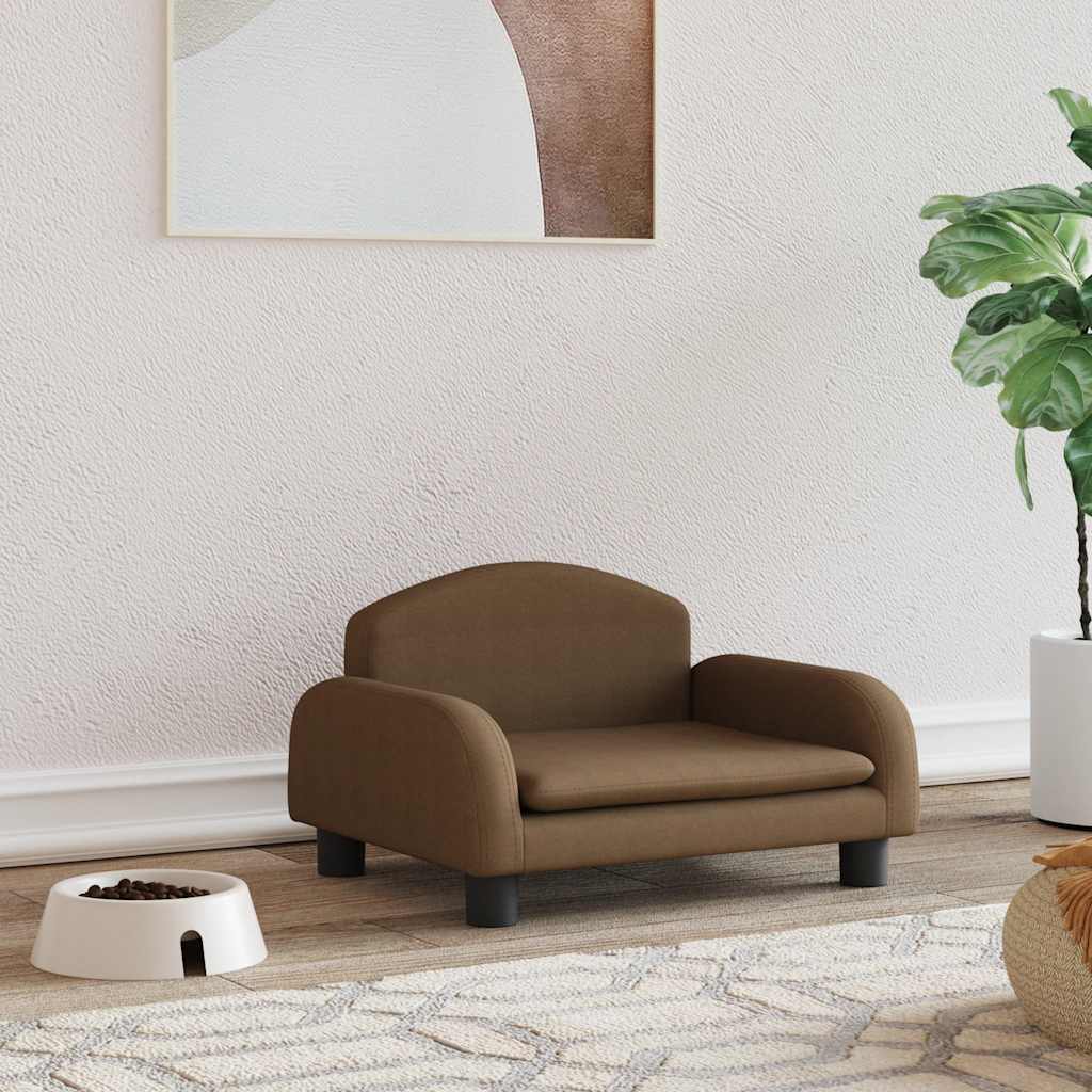 vidaXL Hundebett Creme 70x45x30 cm Stoff