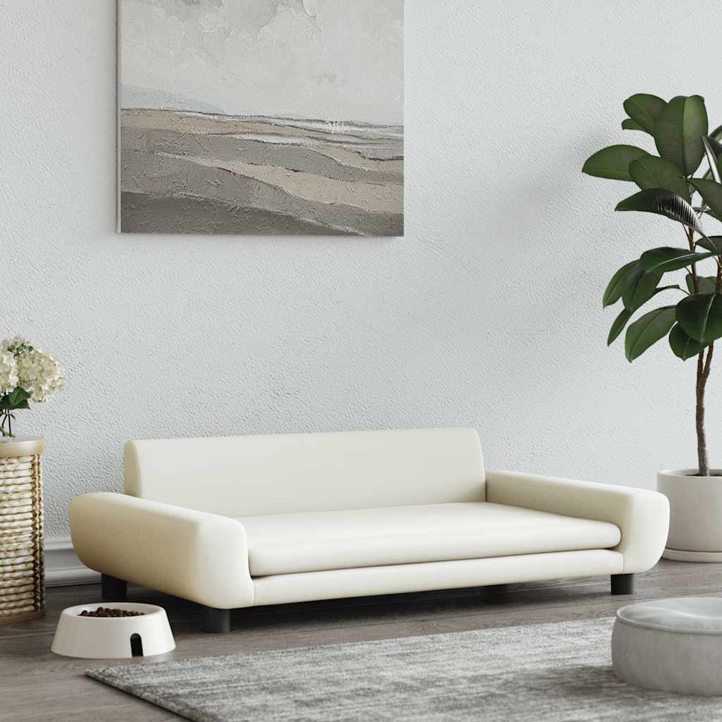 vidaXL Hundebett Blau 100x54x33 cm Samt