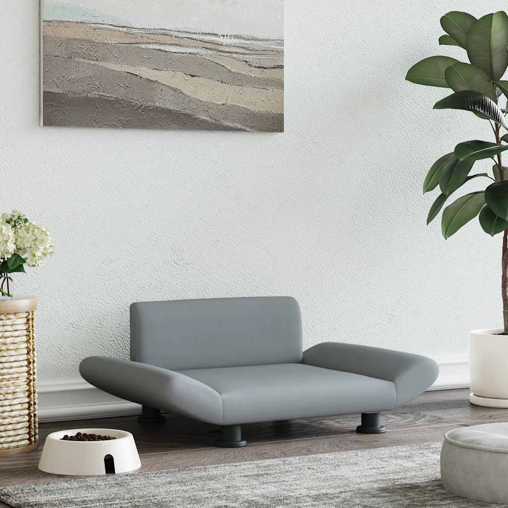 vidaXL Hundebett Creme 70x45x28 cm Stoff