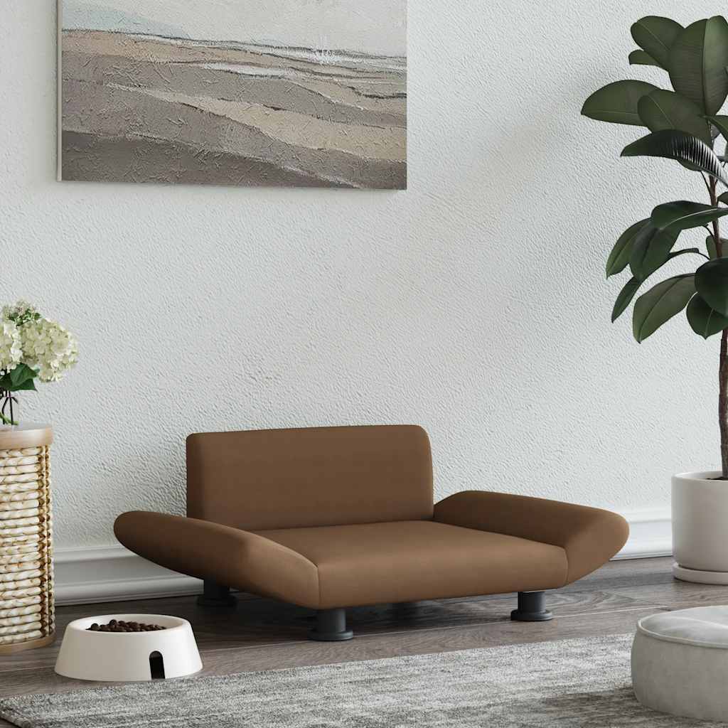 vidaXL Hundebett Creme 70x45x28 cm Stoff