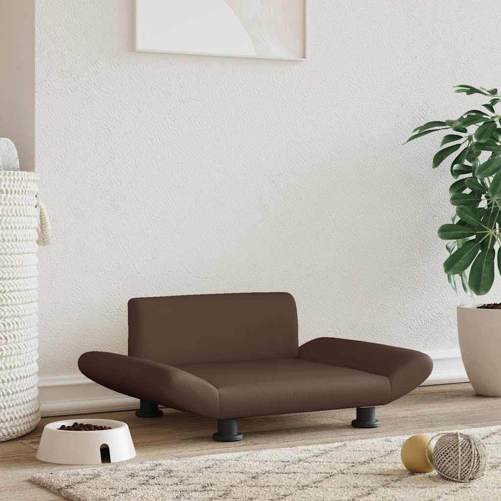 vidaXL Hundebett Creme 70x45x28 cm Stoff