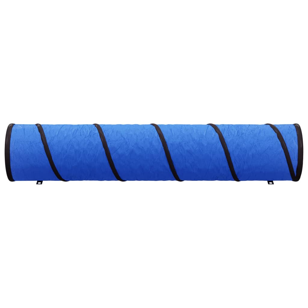 vidaXL Hundetunnel Blau Ø 40x200 cm Polyester