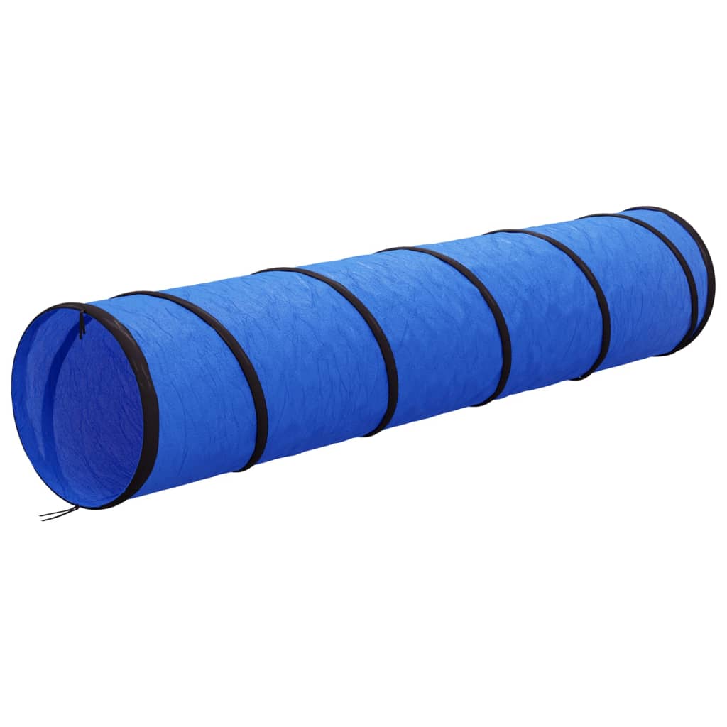 vidaXL Hundetunnel Blau Ø 40x200 cm Polyester