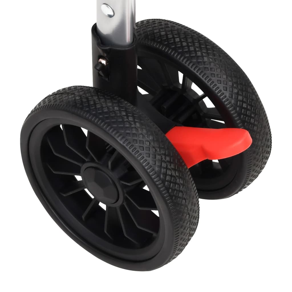 vidaXL Hundewagen Faltbar Rot 76x50x100 cm Oxford-Gewebe