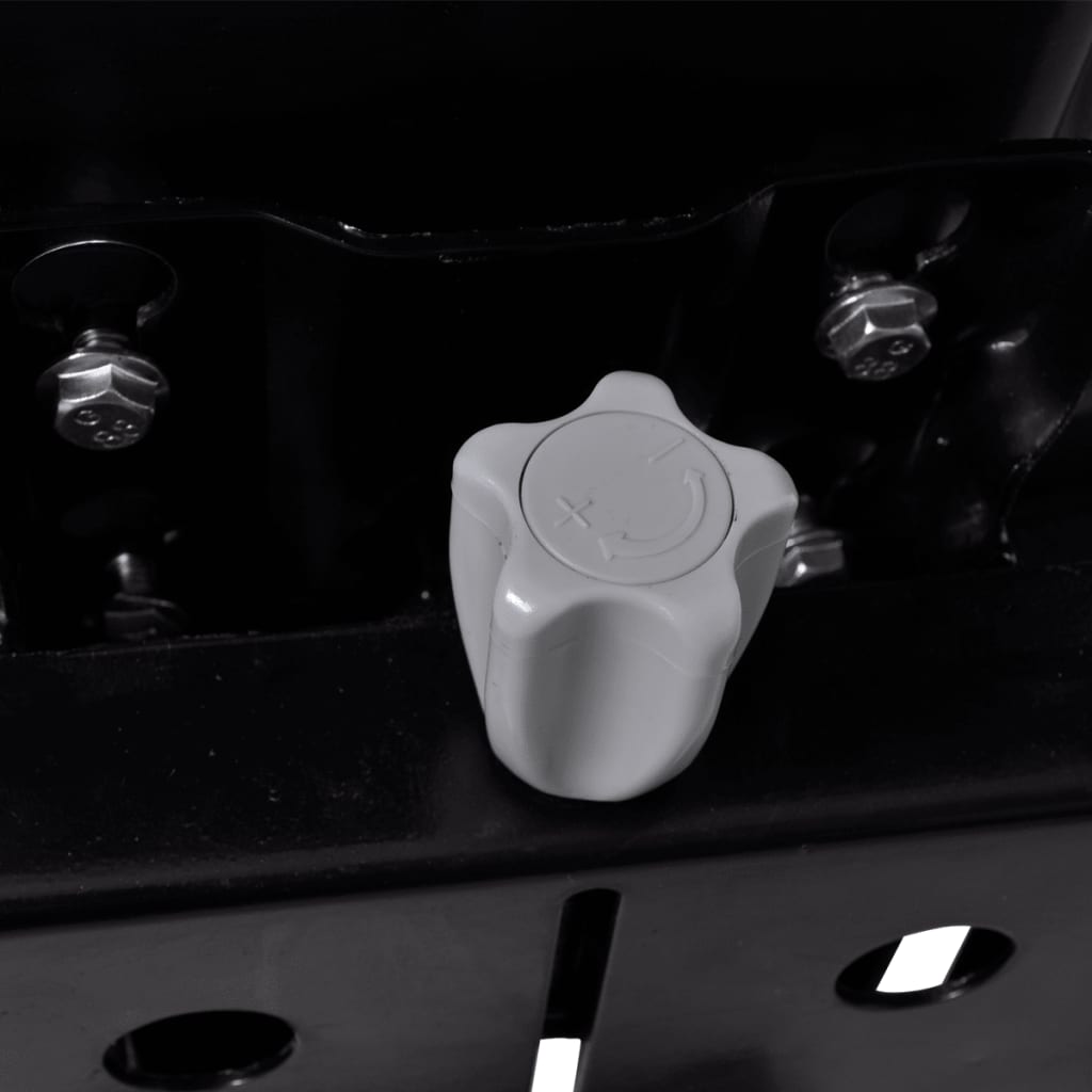 vidaXL Traktorsitz mit Federung Schwarz