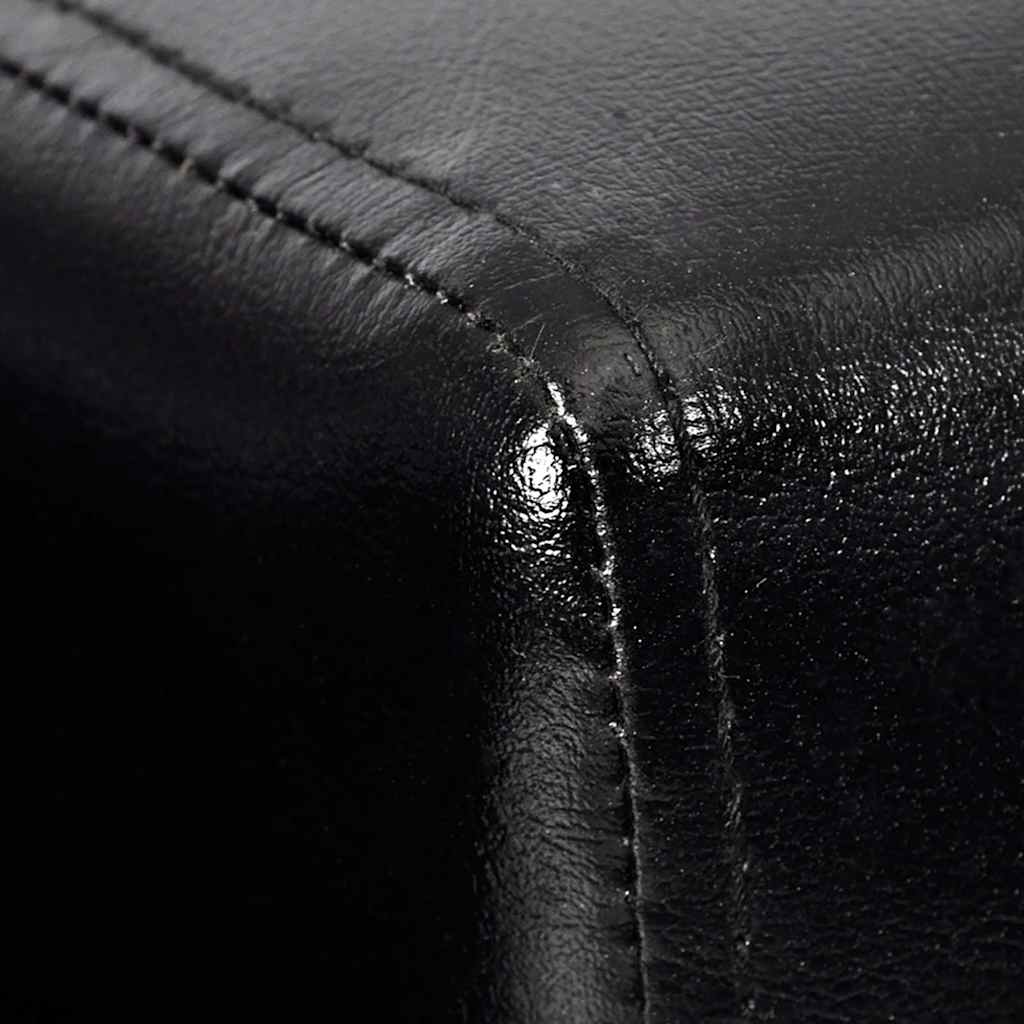 vidaXL Würfel-Sessel Schwarz Kunstleder