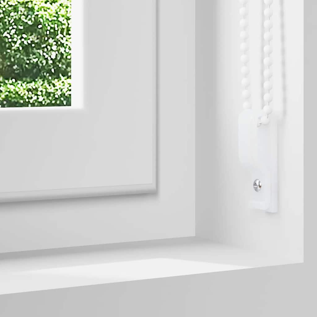 vidaXL Verdunkelungsrollo Verdunklungsrollo 80 x 175 cm weiß