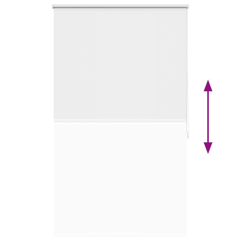 vidaXL Verdunkelungsrollo Verdunklungsrollo 80 x 175 cm weiß