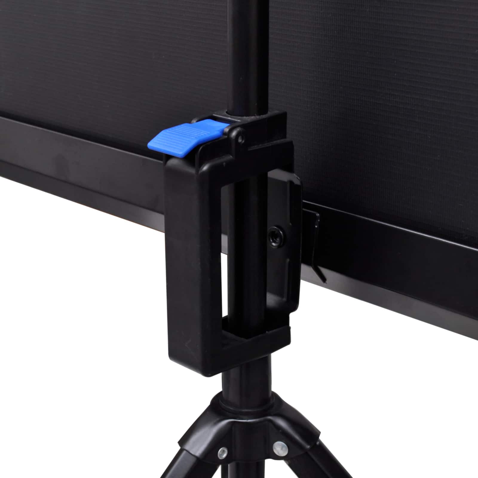 vidaXL Projektionsschirm Schwarz und Weiß 89 Zoll Metall und Polyester