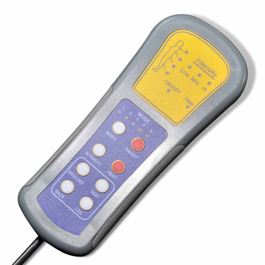 vidaXL Massagesessel Schwarz Kunstleder