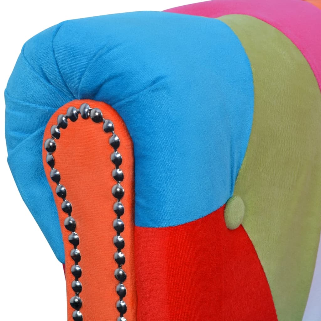 vidaXL Chesterfield-Sofa 2-Sitzer-Sofa Stoff