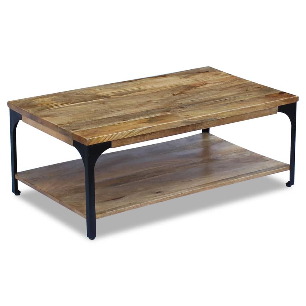 vidaXL Couchtisch Mangoholz 100x60x38 cm