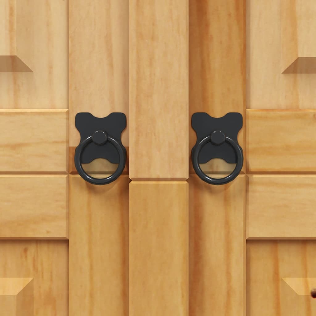 vidaXL Kleiderschrank Mexiko-Stil Kiefernholz 2 Türen