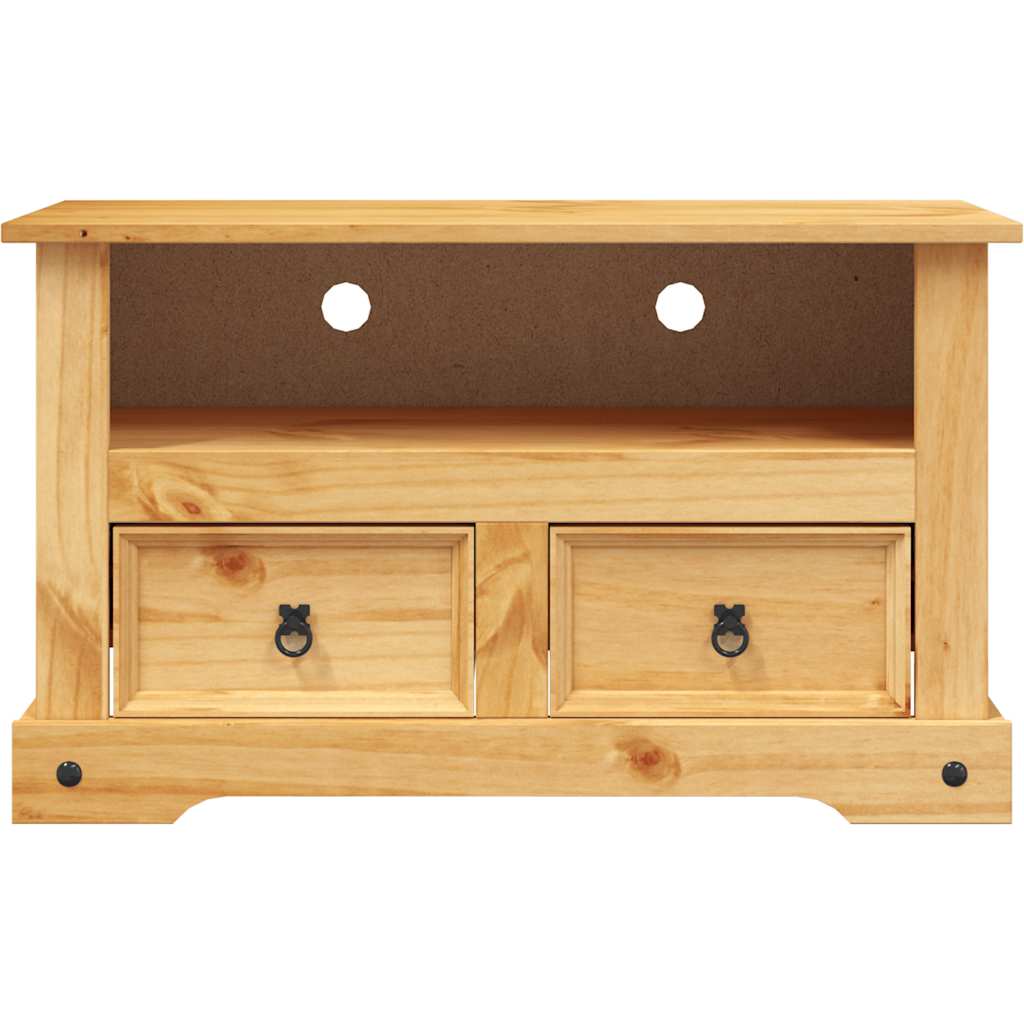 vidaXL TV-Schrank Mexiko-Stil Kiefernholz 91x43x56 cm