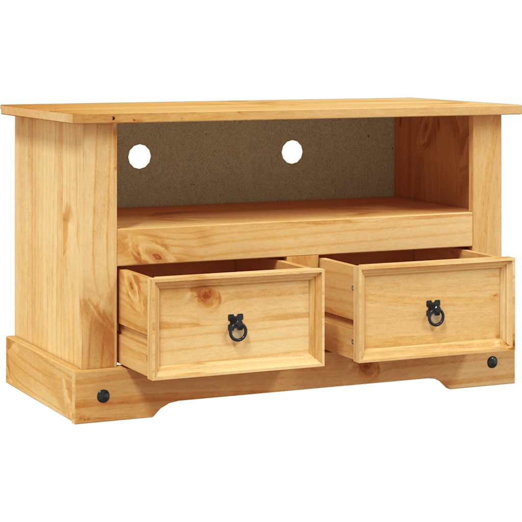 vidaXL TV-Schrank Mexiko-Stil Kiefernholz 91x43x56 cm