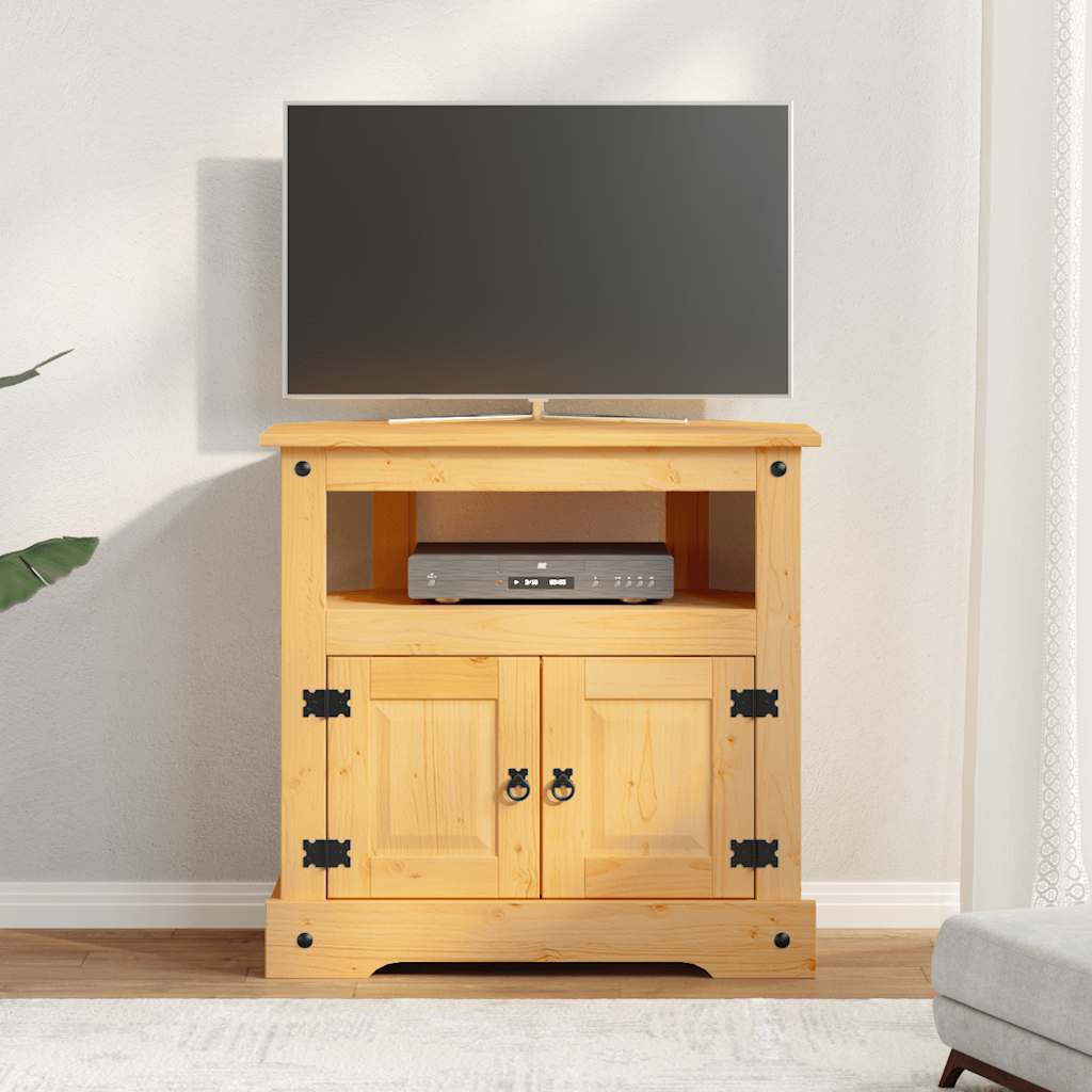 vidaXL Konsolentisch Mexiko-Stil Kiefernholz 80x43x78 cm