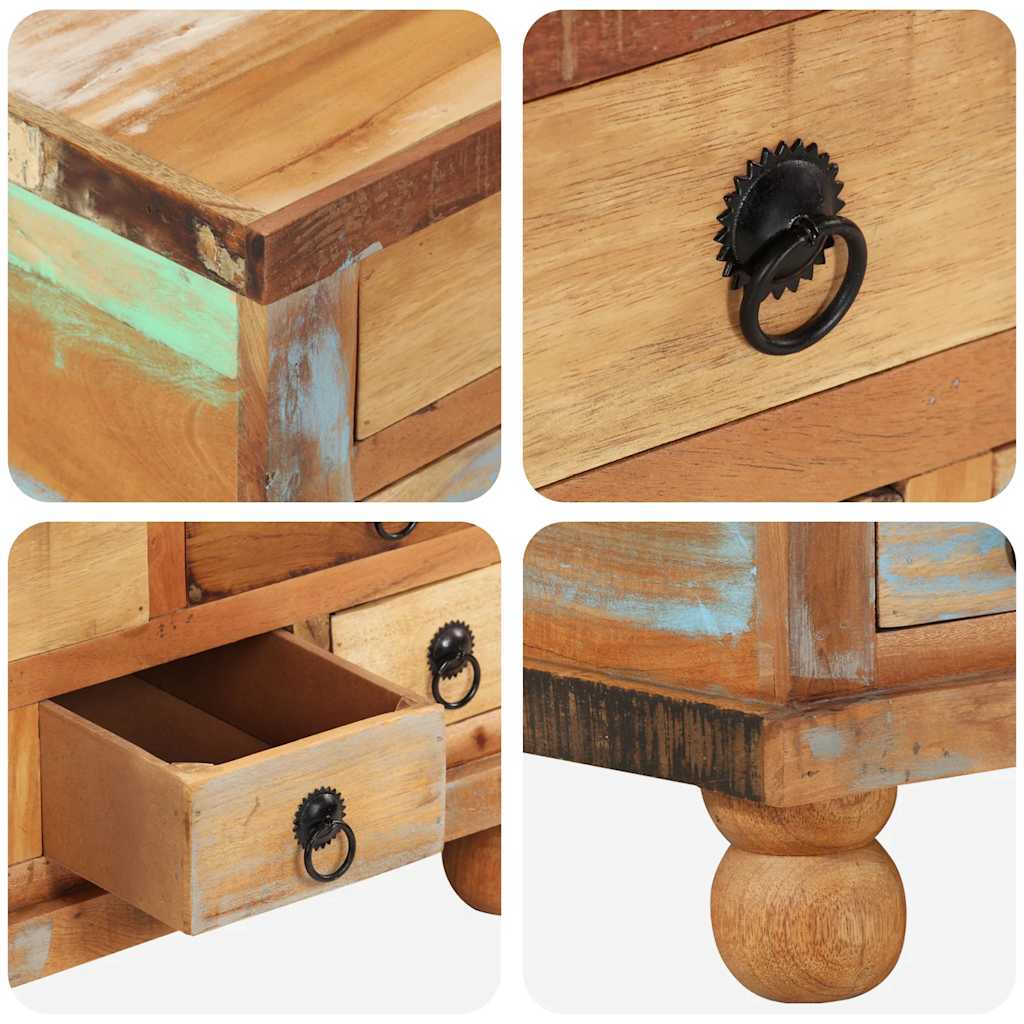 vidaXL Couchtisch Altholz 70x70x38 cm