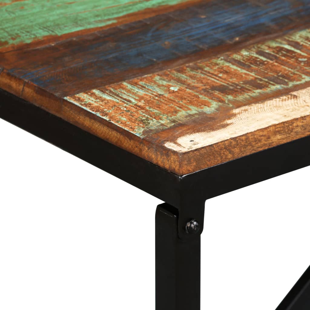 vidaXL Sitzbank Massivholz 110x35x45 cm