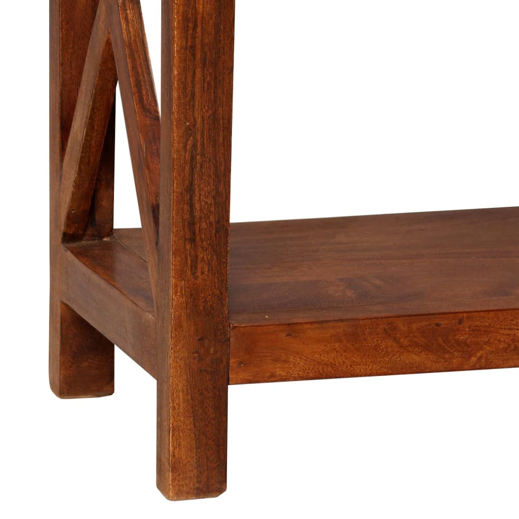 vidaXL Bücherregal Massivholz mit Honigfarbenem Finish 60x30x160 cm